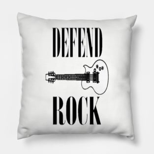 Defend rock Pillow