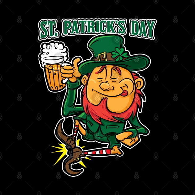 St. Patrick's Day Leprechaun by eShirtLabs