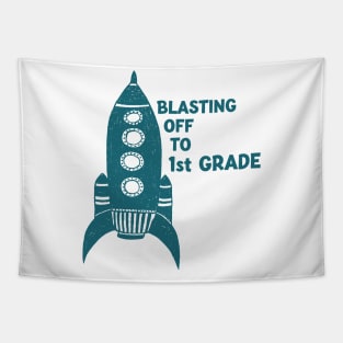 Blasting Off to First Grade Tapestry