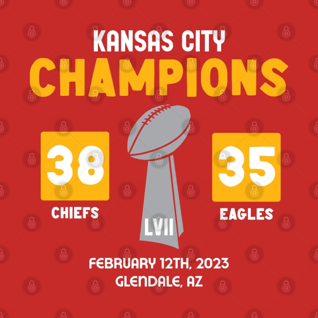 Kansas City Champions LVII Scoreboard by Fountain City Designs KC