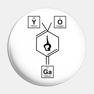 Copy of Namaste, Yoga gift for yoga instructors | yoga is a science, periodic table | periodic elements spelling Pin