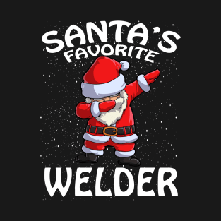 Santas Favorite Welder Christmas T-Shirt