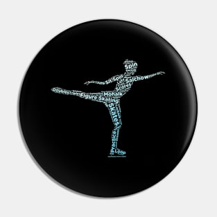 Figure Skating Ice Skate Figure Skater Pin