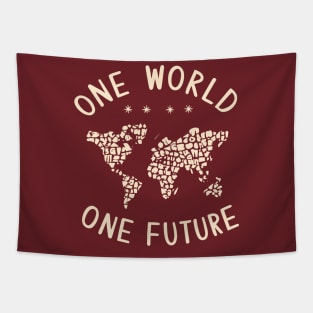 One World One Future Tapestry