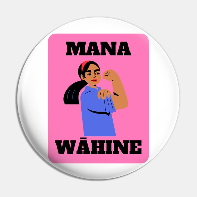 mana wāhine strong woman pink design Pin by maplunk