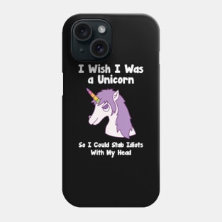 Funny Unicorn prints - Funny Unicorn designs -- Phone Case