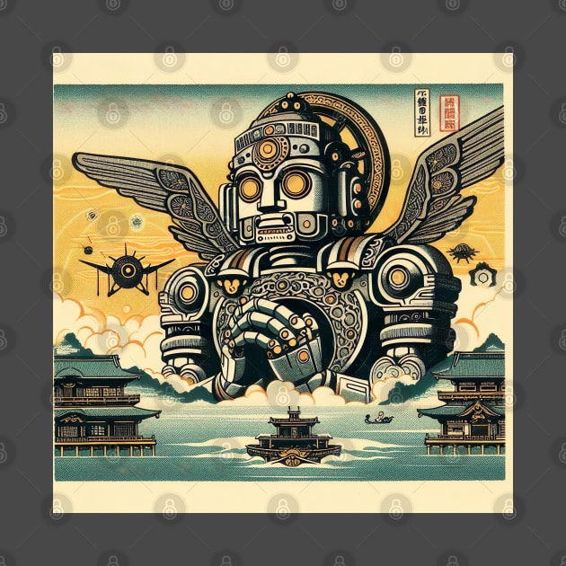 The Robot Monument of Japan by Dead Galaxy