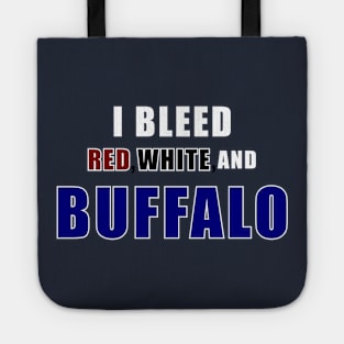 I bleed red white and Buffalo Tote