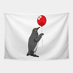 Penguin with Balloon Tapestry
