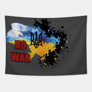 NO WAR IN UKRAINE Tapestry