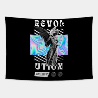 Hologram Angel Streetwear Revolution Tapestry