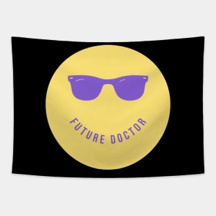 Future Doctor Smiley - Medical Student In Medschool Funny Gift For Nurse & Doctor Medicine Tapestry