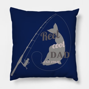 Dad or Grandpa shirt | fathers day gift shirt | reel cool dad | fisherman gift shirt Pillow