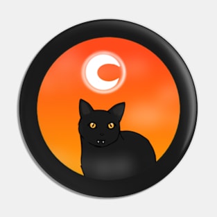 Autumn Void Cat Pin