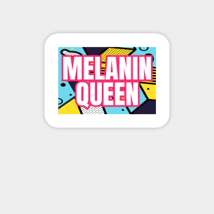 90s Hip Hop Party Melanin Queen CVute Afro American Woman Black History Magnet