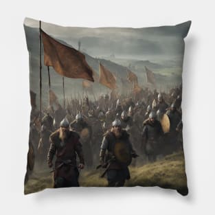 Inspiring And Exciting Medieval Times In Scandinavia. Pillow