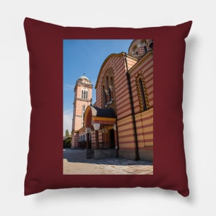 Holy Trinity Orthodox Church in Banja Luka, Bosnia Pillow