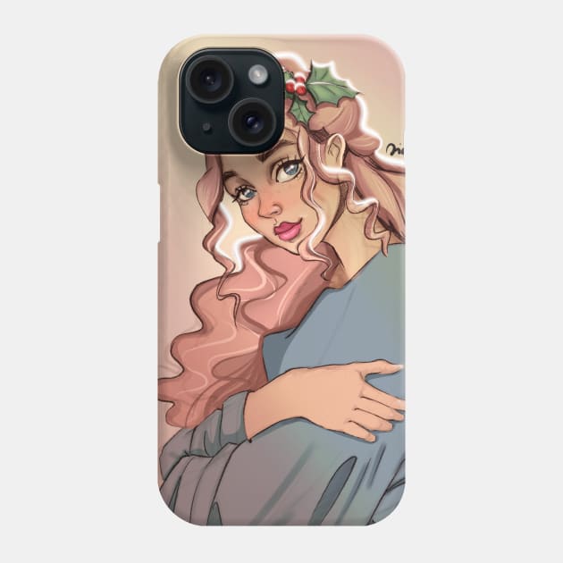 Christmas princess Phone Case by didlestown