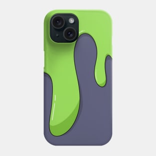 Purple and Green Slime Phone Case