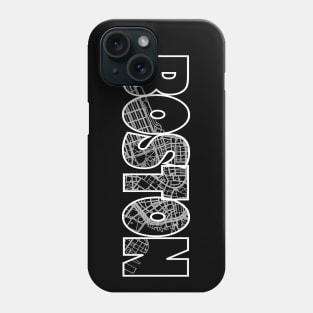 Boston Street Map Phone Case