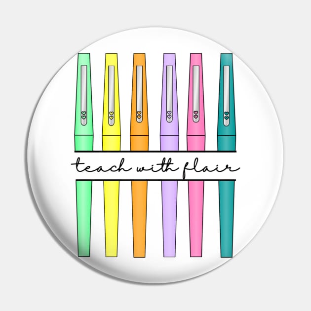 teacher Pin by stickersbycare