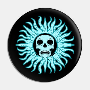 Sunny Skull II Pin