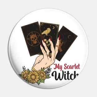 My Scarlet Witch Pin