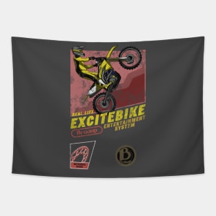 Real Life Excitebike Tapestry