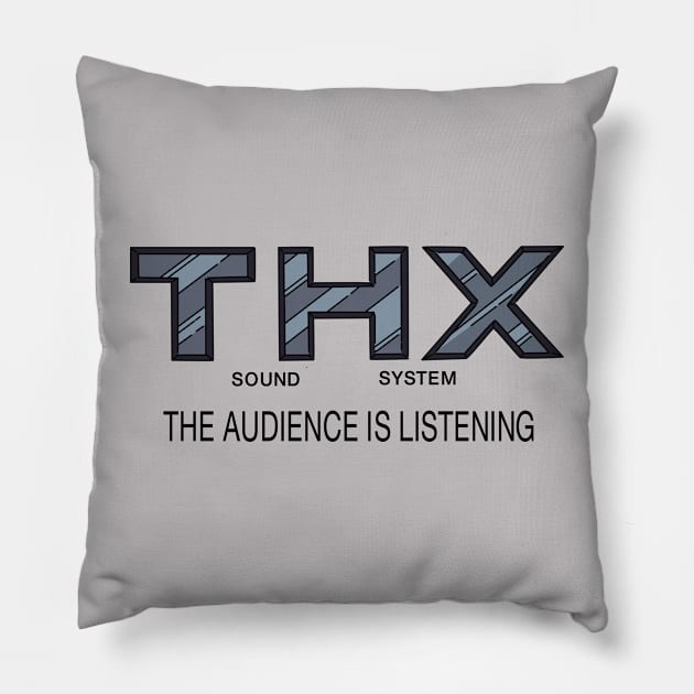 THX Sound System Pillow by saintpetty