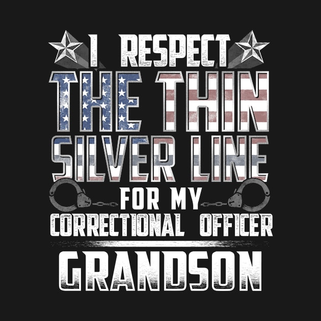 Correctional Office Grandson Thin Silver Line by wheedesign