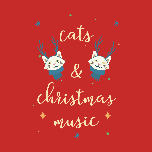 Cat Lover Christmas Gift: Cat And Christmas Music by POD Anytime