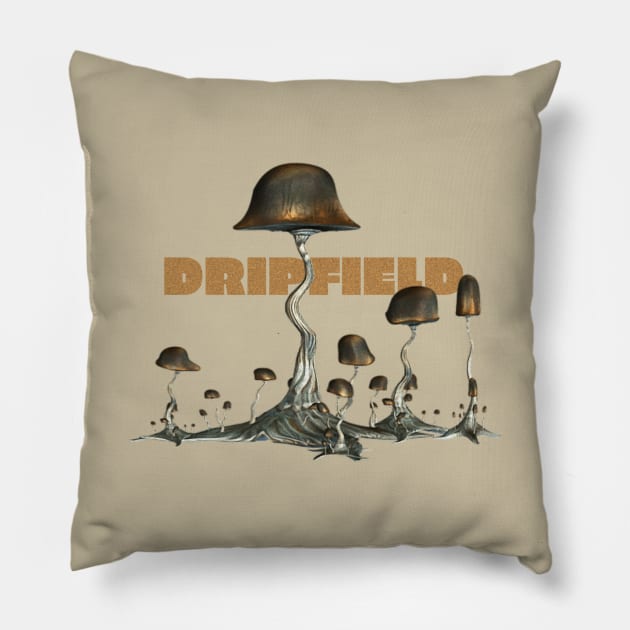 Dripfield Pillow by Trigger413