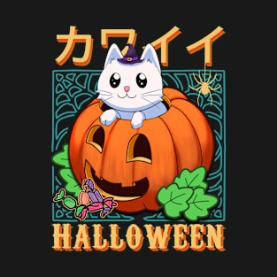 Cute Animals Halloween Pumpkin v24 - Happy Halloween T-Shirt