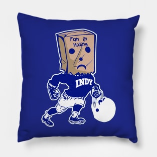 Indianapolis Fan In Hiding Pillow