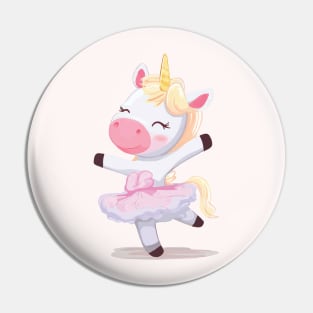 Unicorn Ballerina Pin