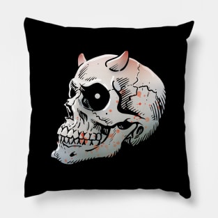 Devil Skull Pillow