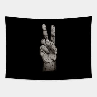 Distressed Peace Sign Tapestry