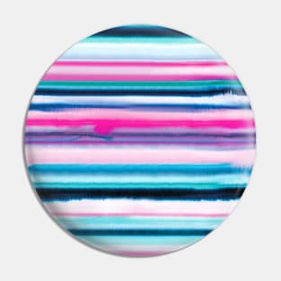 Pocket - Degrade Stripes Watercolor Pink Pin