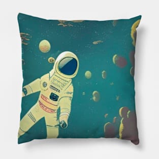 Astronaut in the ocean Pillow