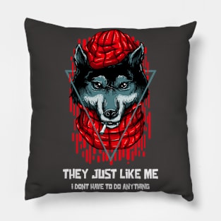 Dog T-shirt Design Pillow