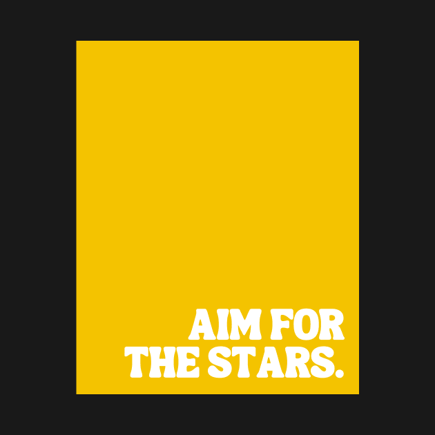 Yellow Aim For The Stars by April Twenty Fourth