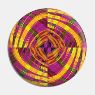 Plaid Sun Pin