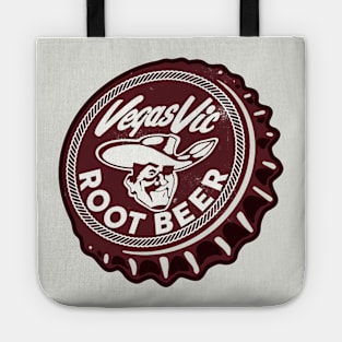 Vintage Vegas Vic Root Beer Soda Bottlecap Tote