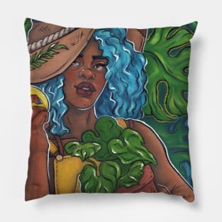 Garden Magic Witch Pillow