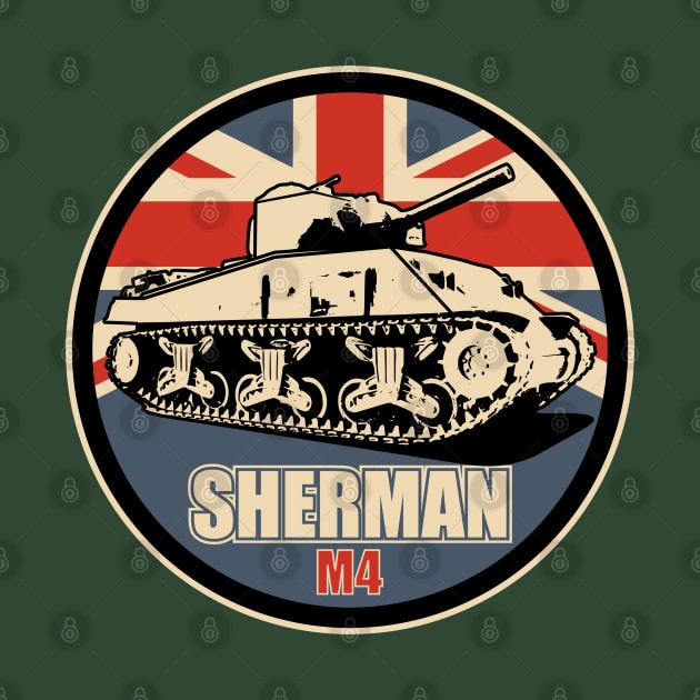 British M4 Sherman Tank by TCP