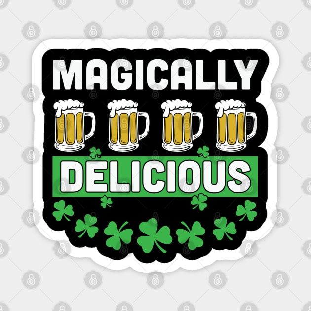Lucky Vibes: Celebrate St. Patrick’s Day in Style Magnet by Steve