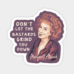 Margaret Atwood Portrait and Quote Magnet