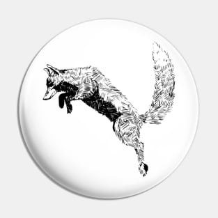 Jumping Fox Pin