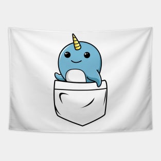 Pocket Unicorn  Whale Tapestry