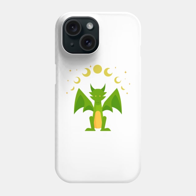 Yes it really is a green dragon. Phone Case by DQOW